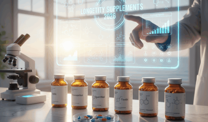Longevity Supplements: Evidence-Based Stack for 2026