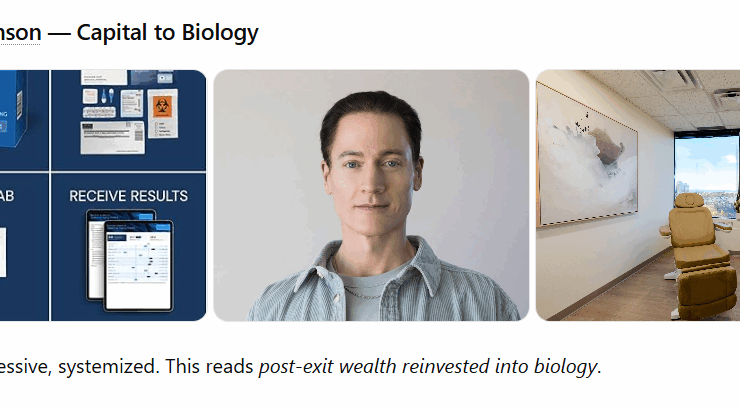 Bryan Johnson — Capital to Biology