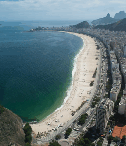 Copacabana Beach, Rio di Janiero